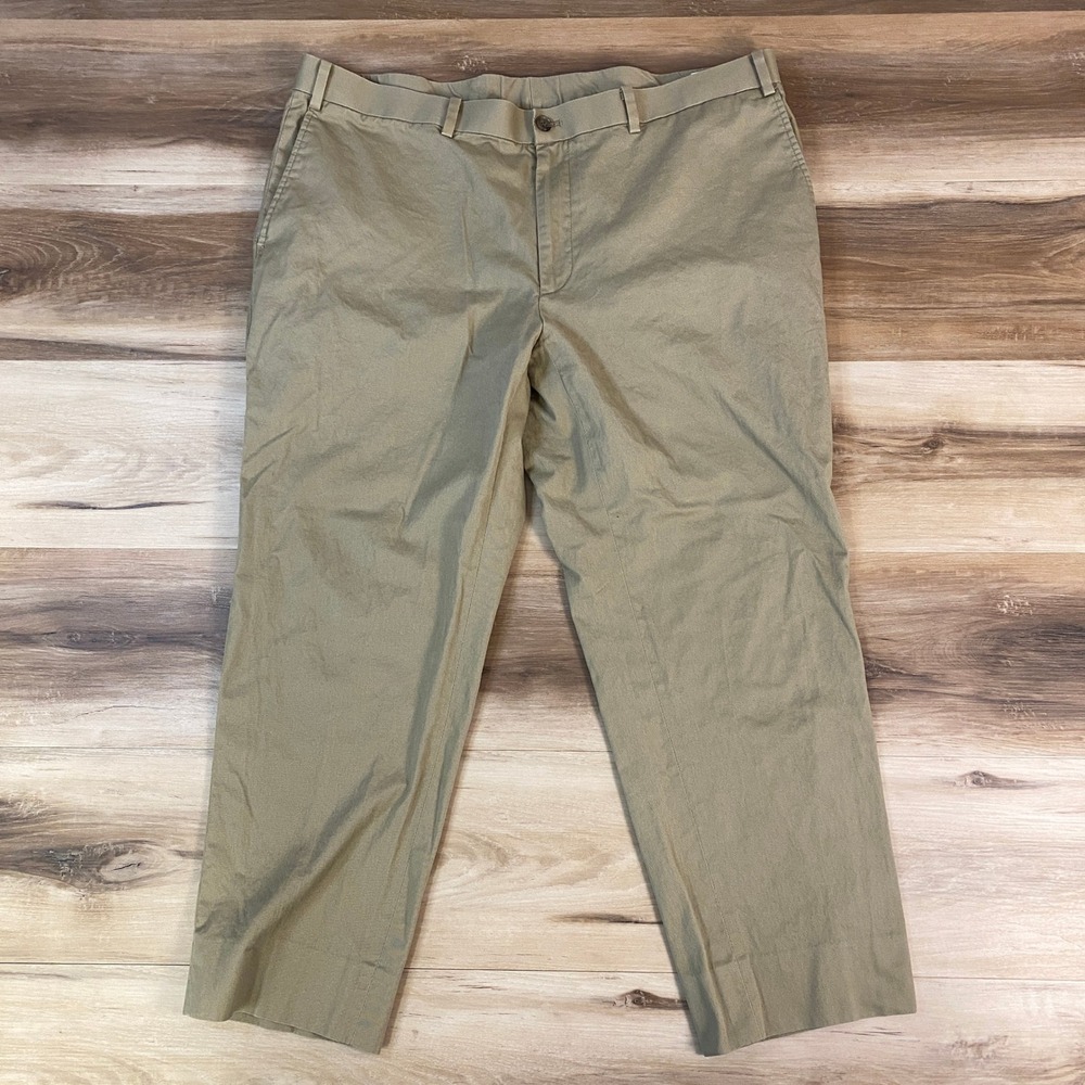 Indochino Chino‎ Pants Mens 35x25 100% Cotton Straight Khaki Tan Classic